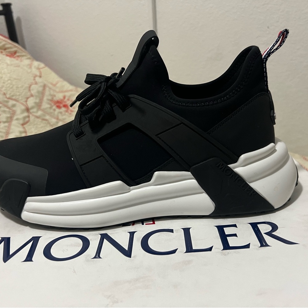 Moncler Men's Lunarove Nylon Low-Top Sneakers Size 11.  New - Picture 6 of 8